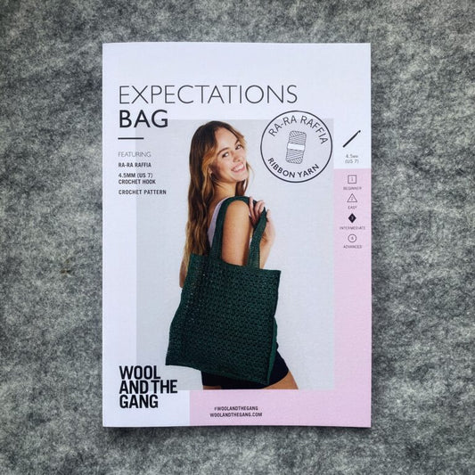 Wool And The Gang Ra-Ra Raffia - Expectations Bag Pattern