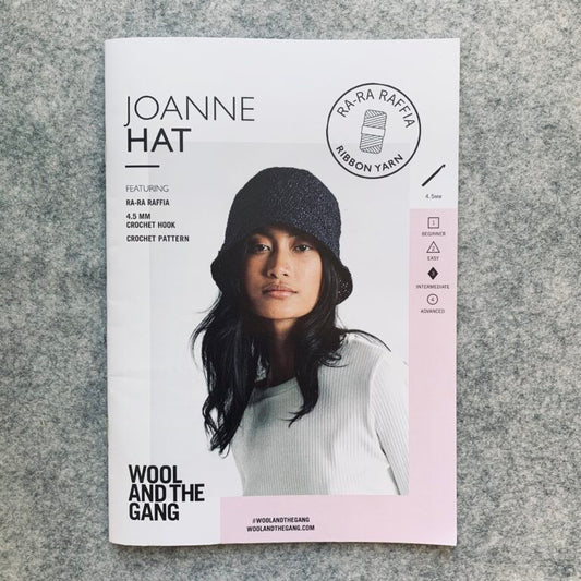 Wool And The Gang Ra-Ra Raffia - Joanne Hat Pattern