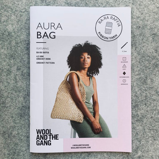 Wool And The Gang Ra-Ra Raffia - Aura Bag Pattern