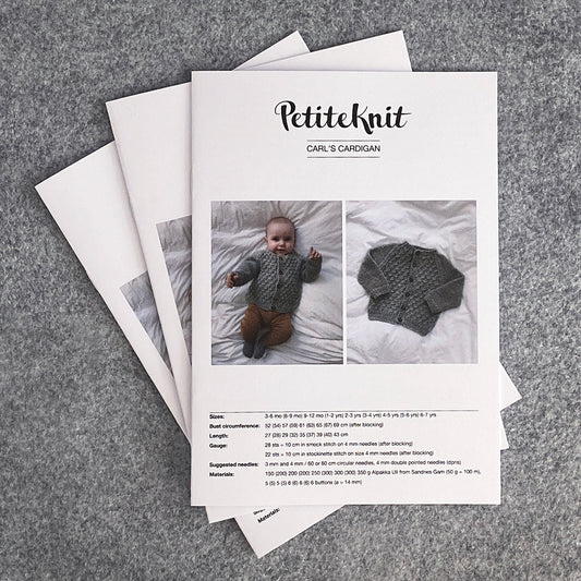 PetiteKnit Carl's Cardigan Pattern