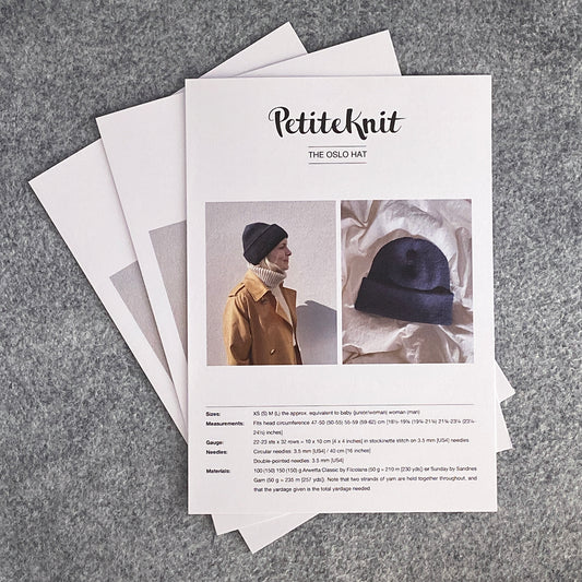 PetiteKnit Oslo Hat Pattern