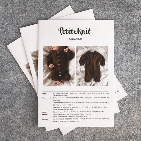 PetiteKnit Anker's Suit Pattern
