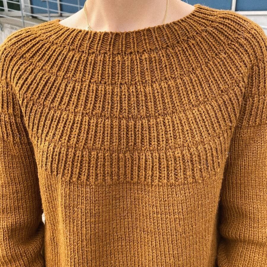 PetiteKnit Anker's Sweater - My Size Pattern