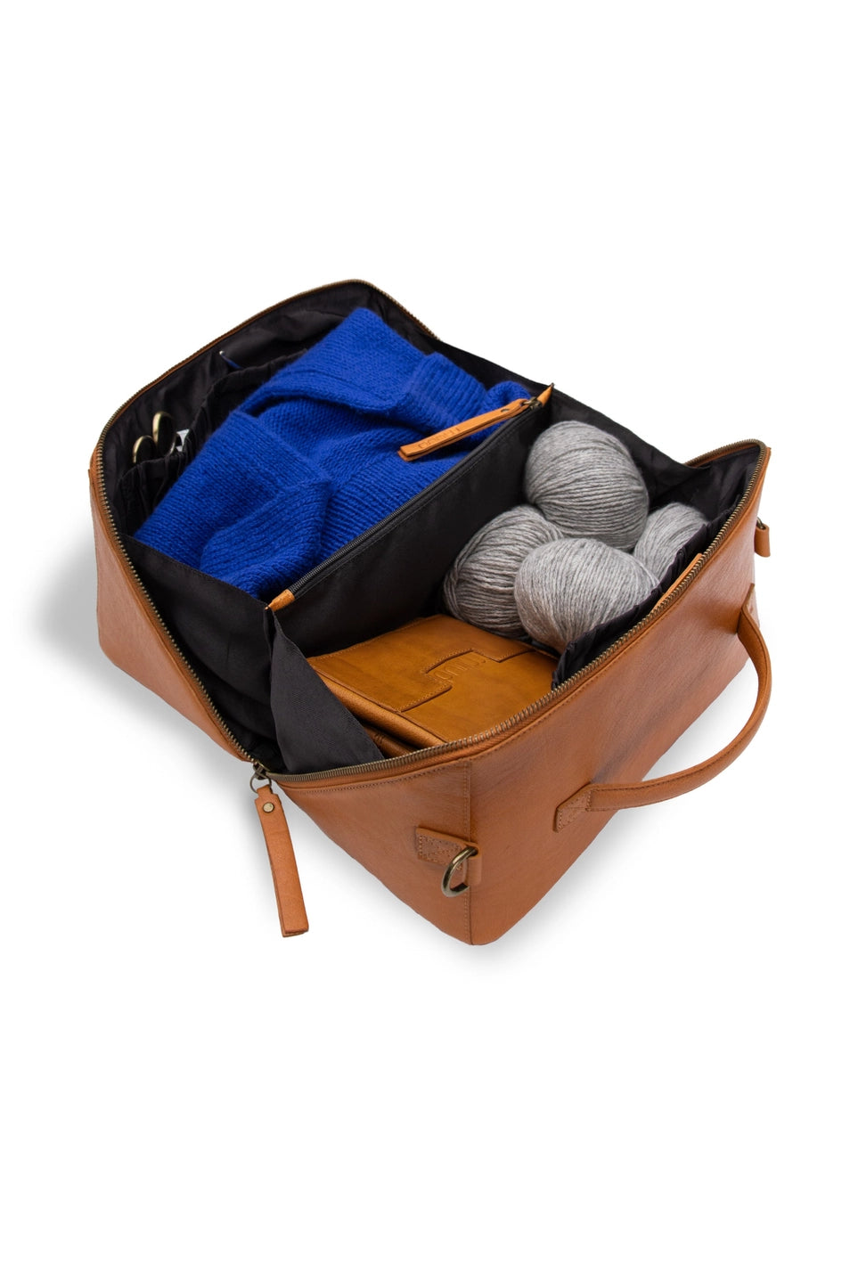 Cleo Midi Project Bag - Whisky