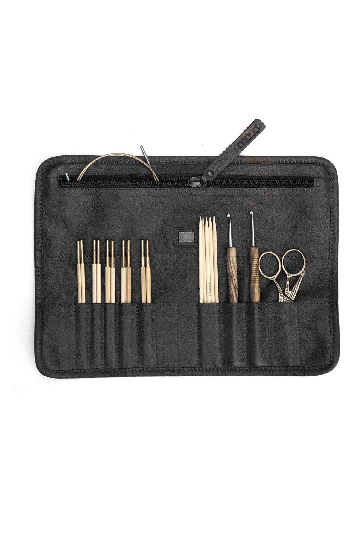 Muud Jasmin Needle Case – Leather Knitting Needle Holder