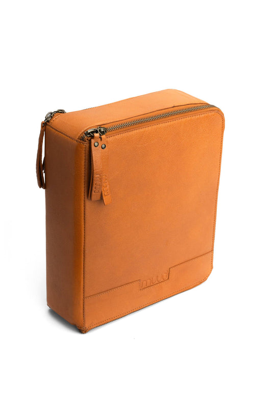 Muud Janni Project Bag – Leather Knitting Needle & Hook Case