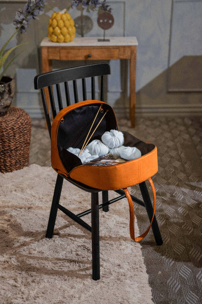 Muud Julia Project Bag – Large Leather Knitting & Travel Bag