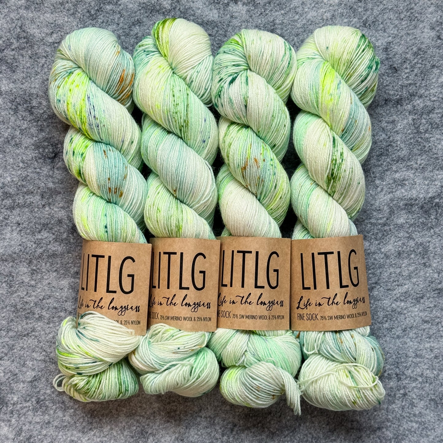Life in the Long Grass Fine Sock – Luxury Hand Dyed Sock Yarn