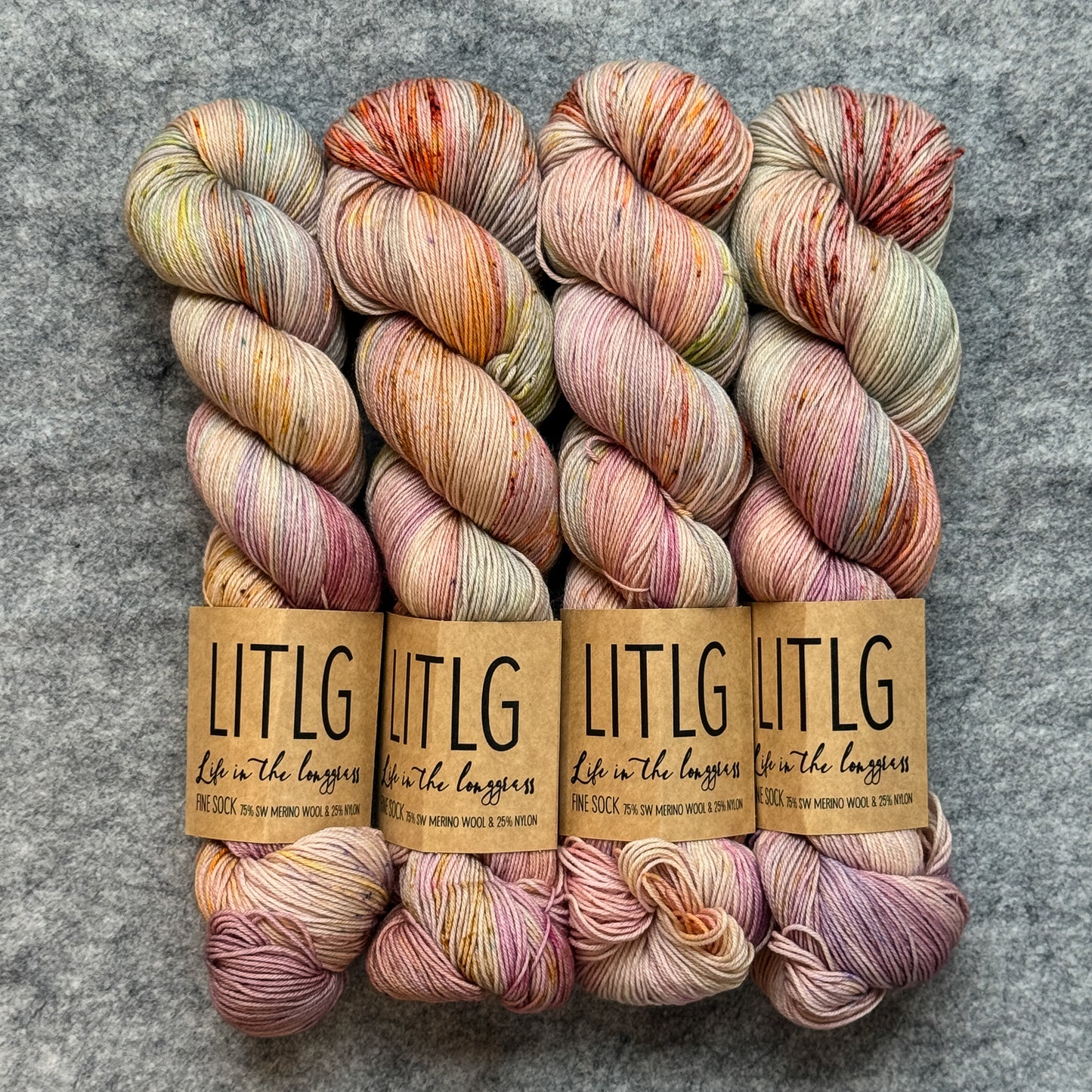 Life in the Long Grass Fine Sock – Luxury Hand Dyed Sock Yarn