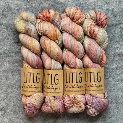 Life in the Long Grass Fine Sock – Luxury Hand Dyed Sock Yarn