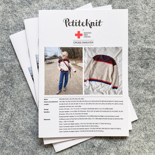 PetiteKnit Cross Sweater