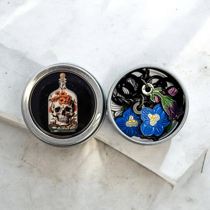Firefly Notes Poison Garden Stitch Marker Set with Skull Tin – Limited Edition