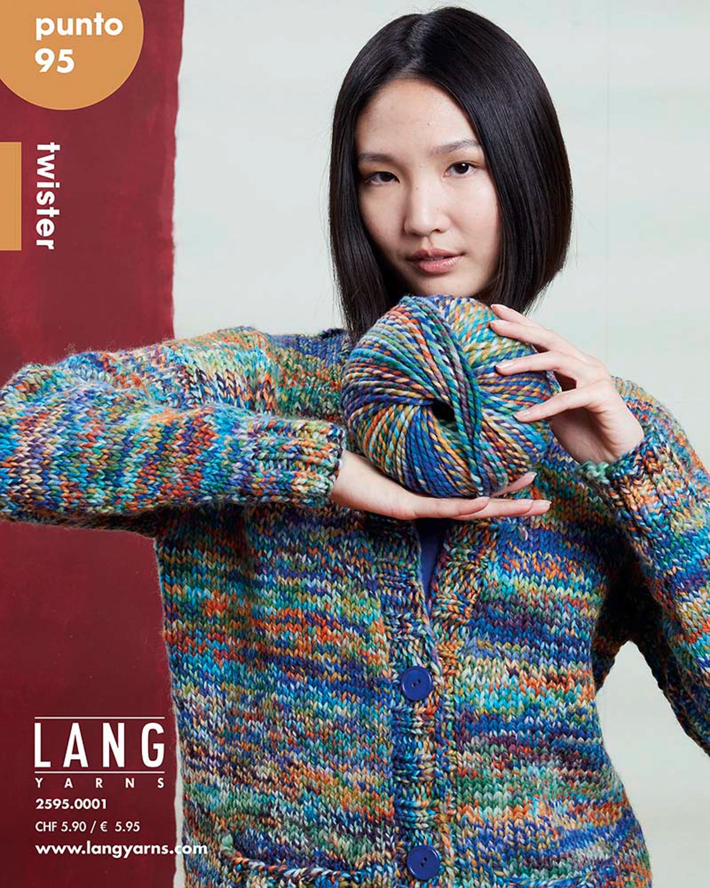 Lang Yarns Punto 95 – Twister Knitting & Crochet Pattern Book | 9 Designs