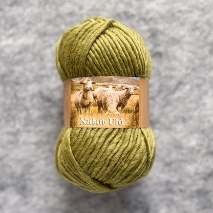 Hjertegarn Natur Uld
