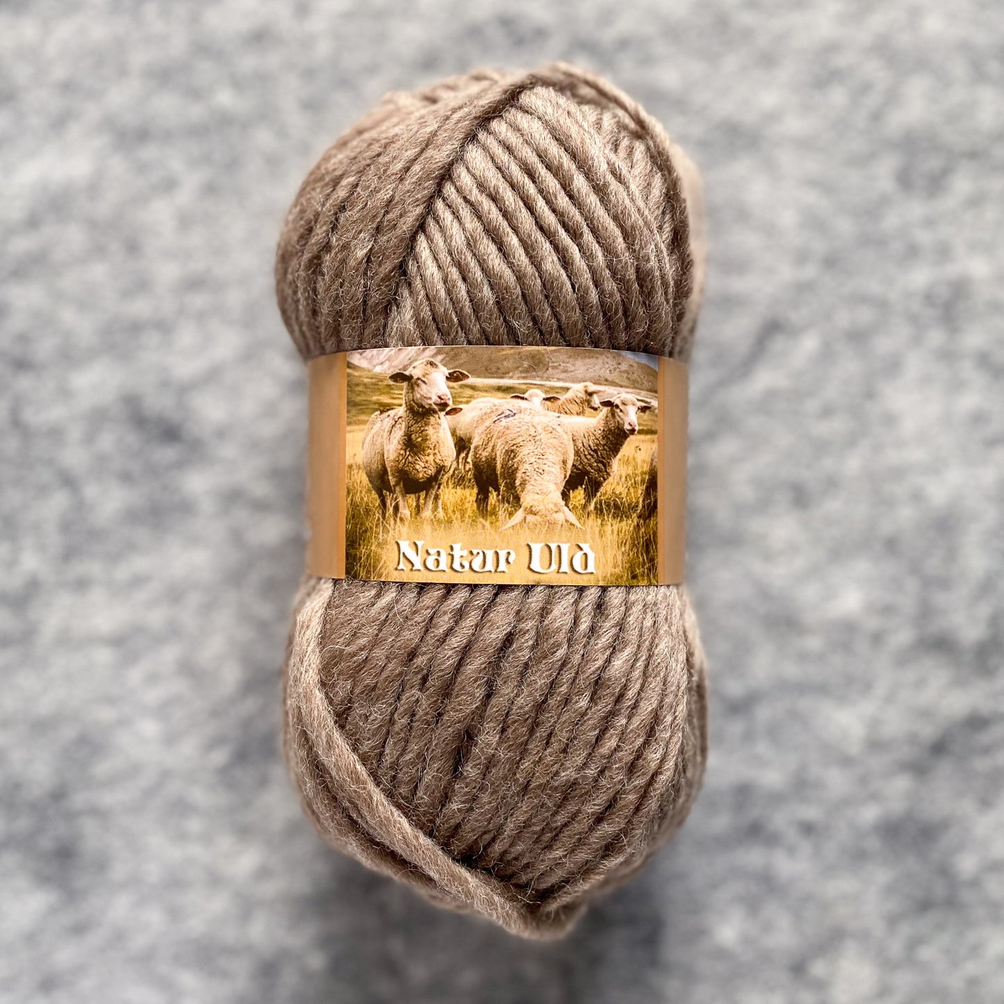 Hjertegarn Natur Uld