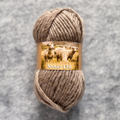 Hjertegarn Natur Uld