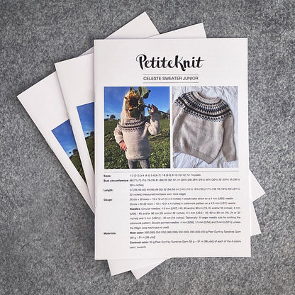 PetiteKnit Celeste Sweater Junior Pattern