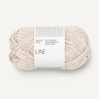Sandnes Garn Line Yarn – Luxury Linen, Cotton & Viscose Blend for Breathable Summer Knits