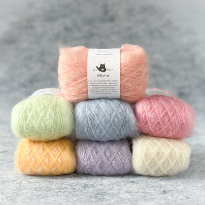 Schoppel Wolle SilkyCat Kid Mohair & Silk Lace Yarn (25g)