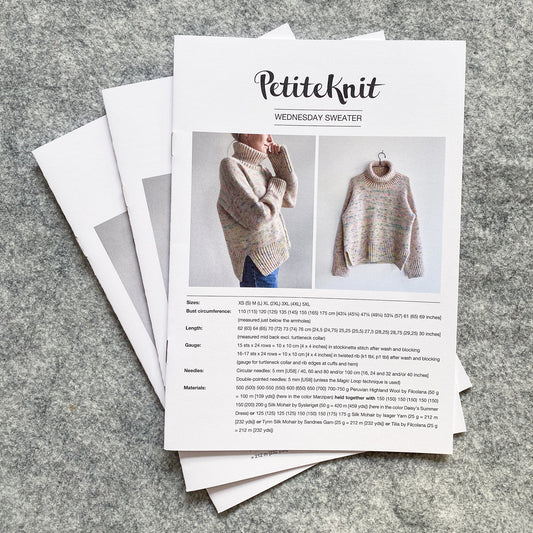 PetiteKnit Wednesday Sweater