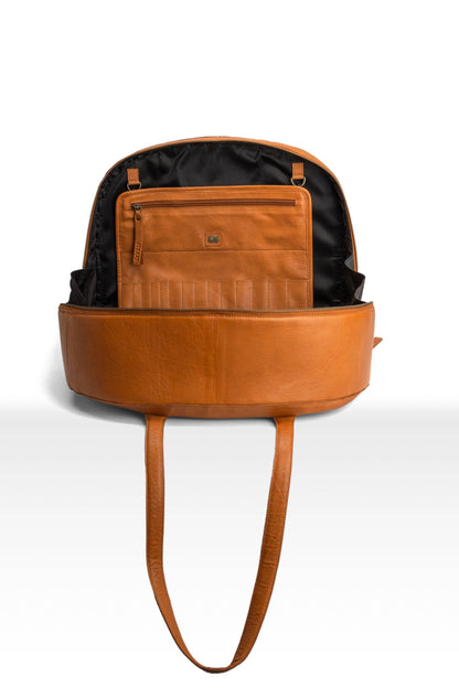 Muud Julia Project Bag – Large Leather Knitting & Travel Bag