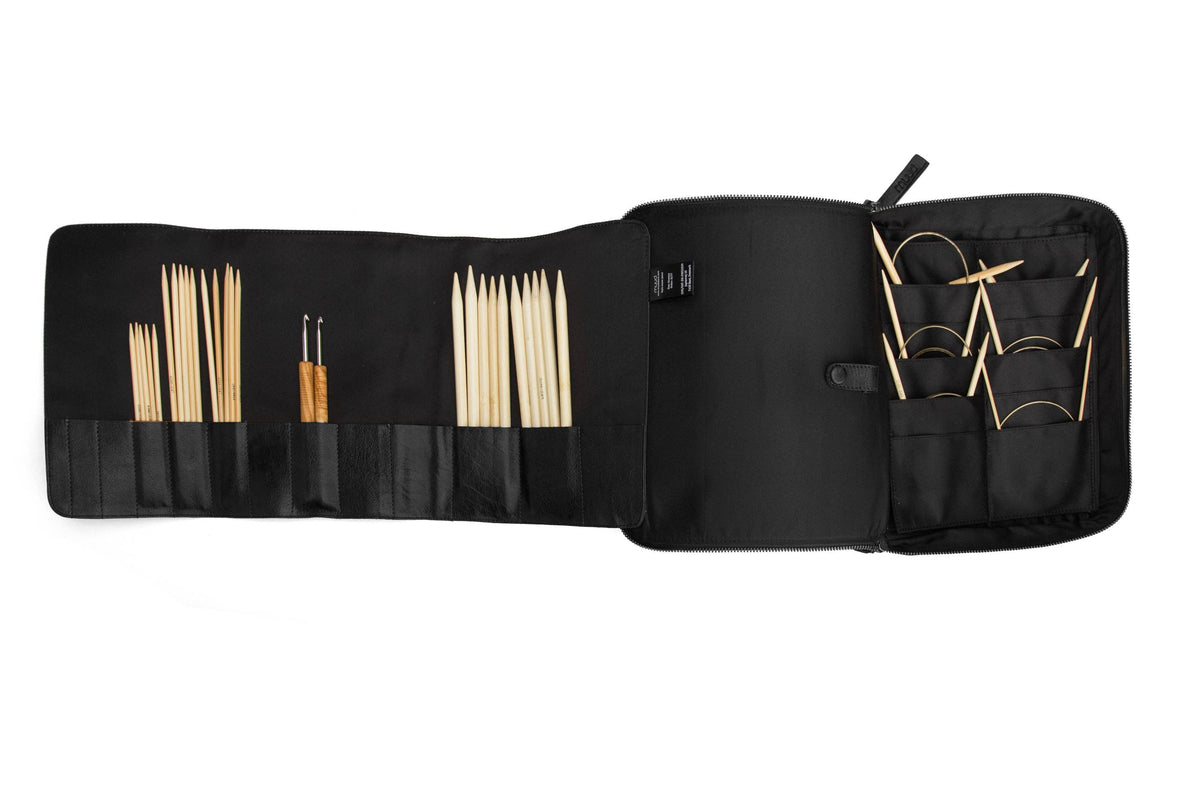 Muud Janni Project Bag – Leather Knitting Needle & Hook Case