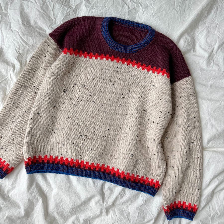 PetiteKnit Cross Sweater