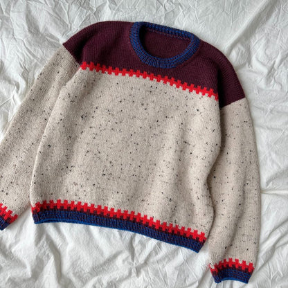 PetiteKnit Cross Sweater