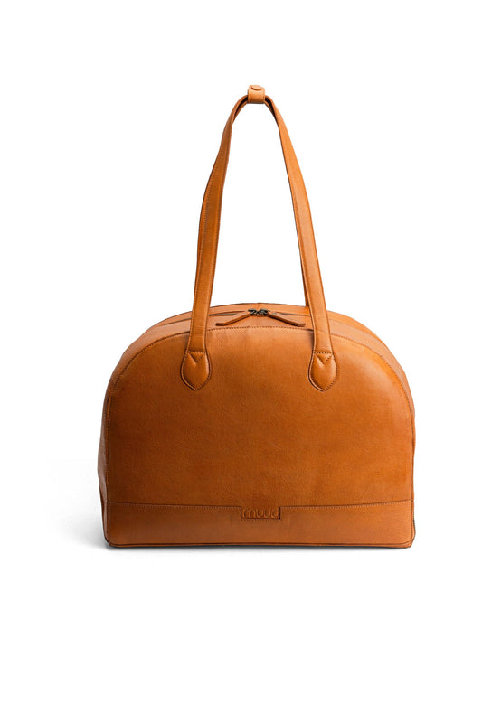 Muud Julia Project Bag – Large Leather Knitting & Travel Bag