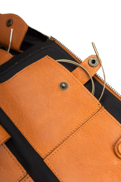 Muud Janni Project Bag – Leather Knitting Needle & Hook Case