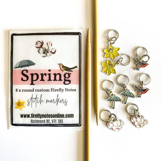 Firefly Notes Spring Stitch Marker Set