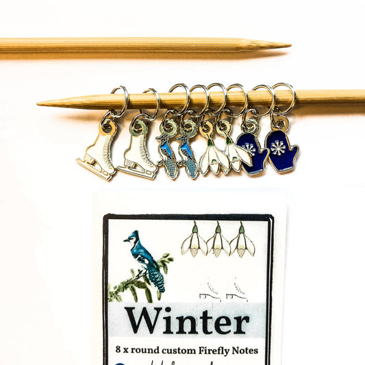 Firefly Notes Winter Stitch Marker Set