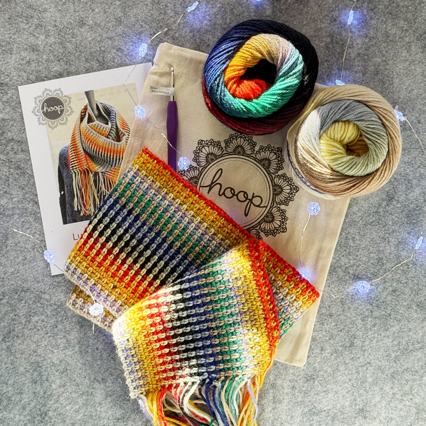 Hoop Kit - Lucky charm scarf