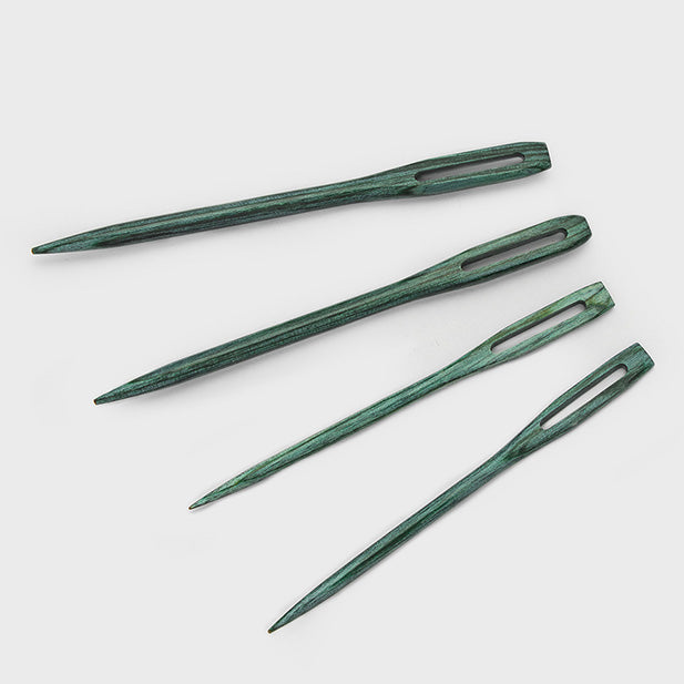 KnitPro The Mindful Collection Teal Wooden Darning Needles
