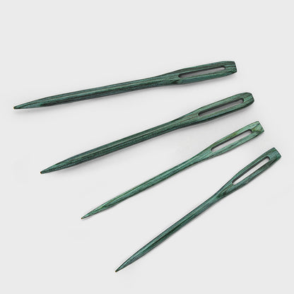 KnitPro The Mindful Collection Teal Wooden Darning Needles