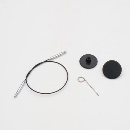 KnitPro Thin & Flex Swivel Cables | Stainless Steel Knitting Cables