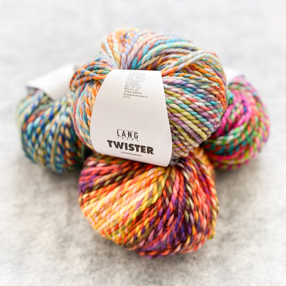 Lang Yarns Twister – 100% Wool Super Bulky Colour-Gradient Yarn