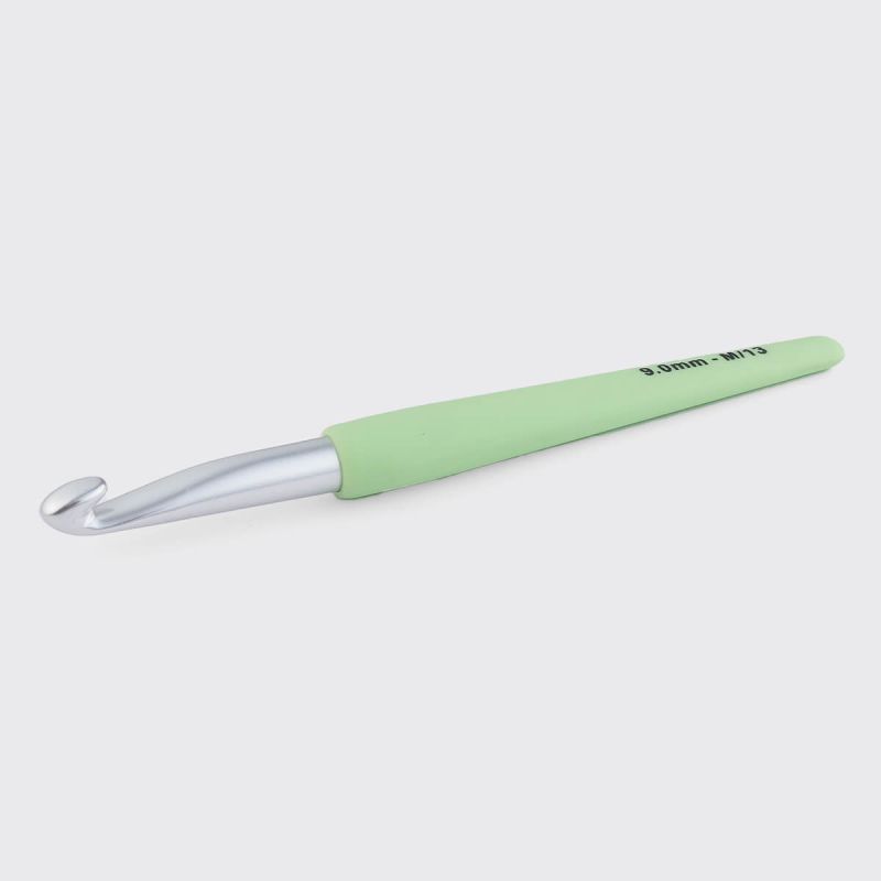 KnitPro Waves Crochet Hooks – Ergonomic Soft Grip Aluminium Hooks